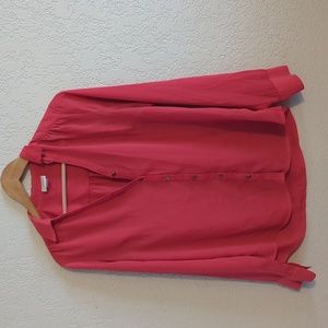 Long sleeve loose blouse